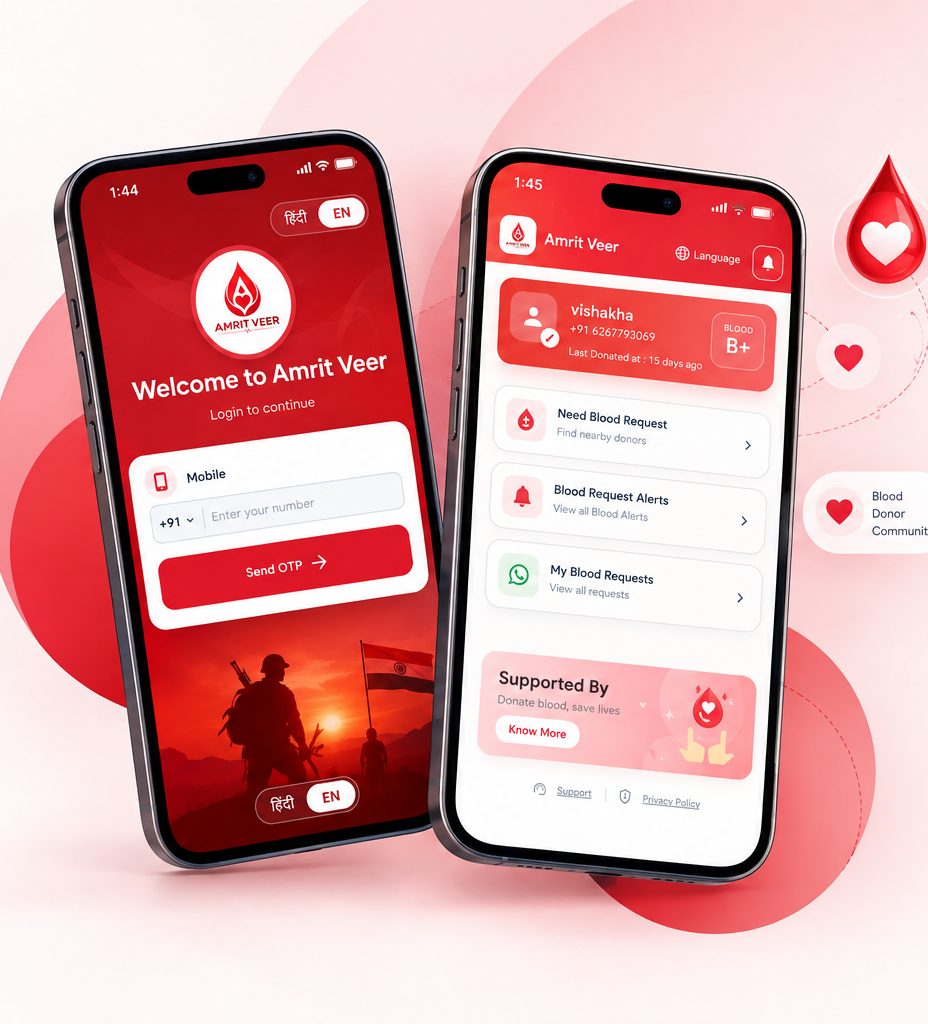 Amritveer blood donation app