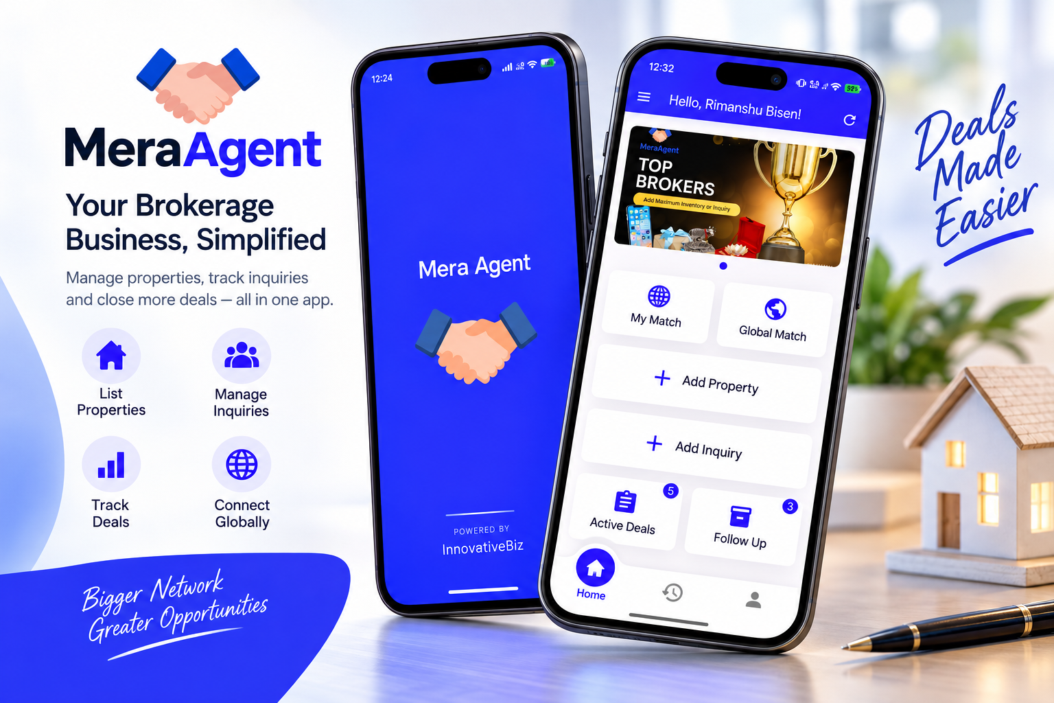 MeraAgent real estate app