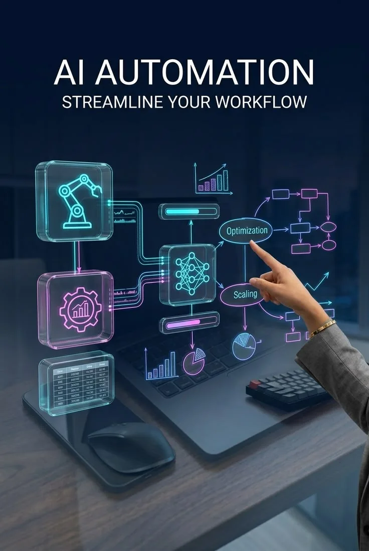 AI automation dashboard built by Innovativebiz Technologies